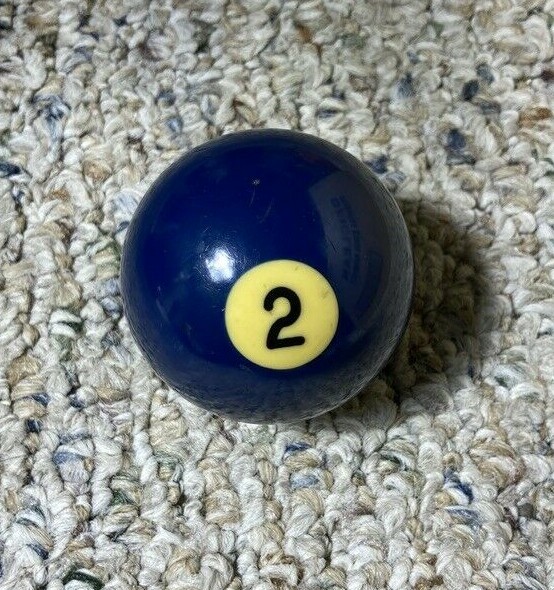 Vintage Belgian Aramith Billiard Pool Ball 2 1/4"  Cast Phenolic #2 Replacement