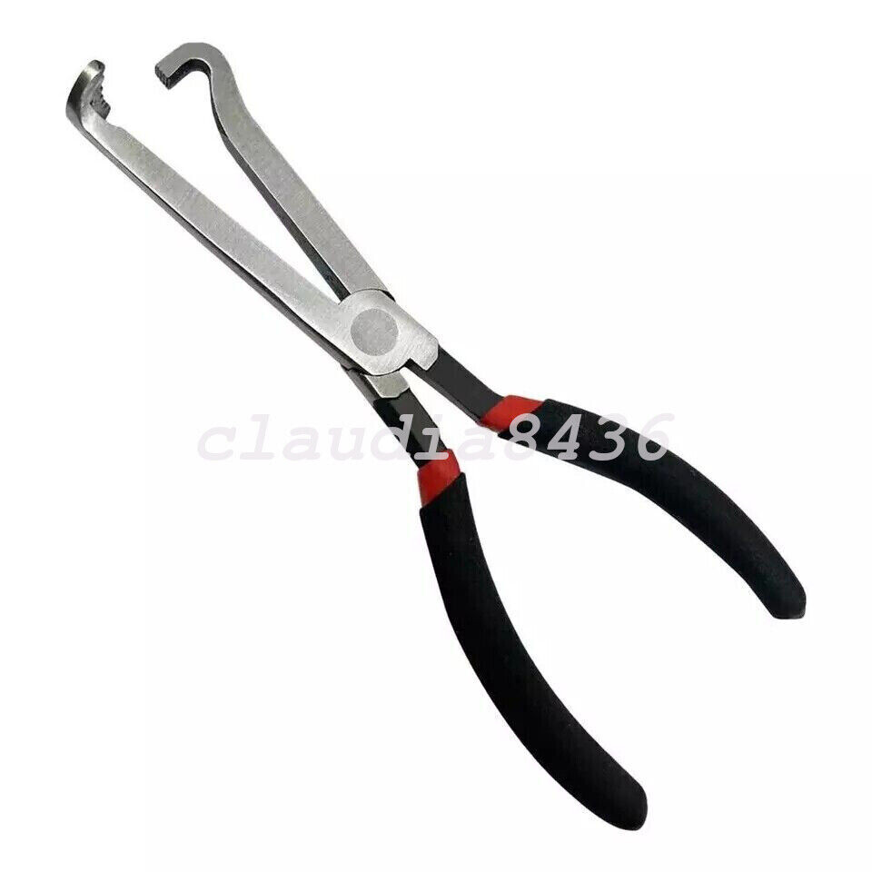 8Inch Electrical Disconnect Pliers Fuel Line Clip Spark Plug Removal Repair Tool