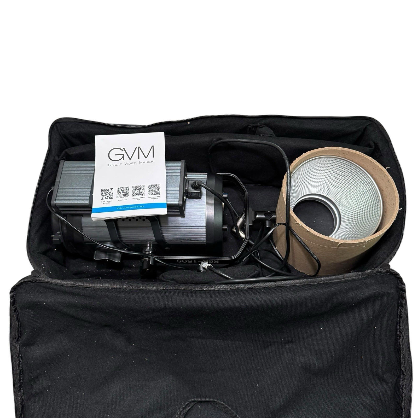 GVM RGB-150S Studio LED Video Light With App Control Wifi No Tripod