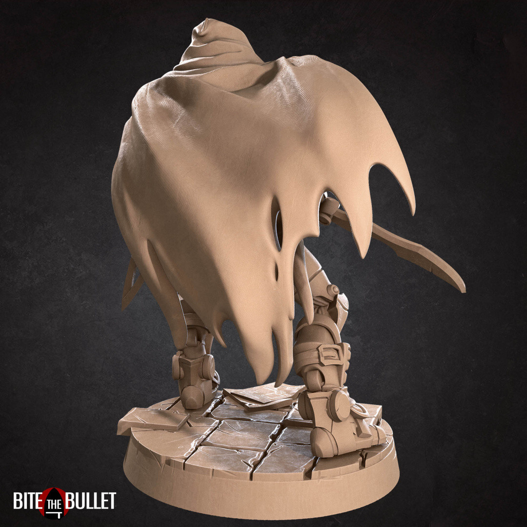 Warforged Rogue / Assassin - Bite the Bullet Fantasy D&D