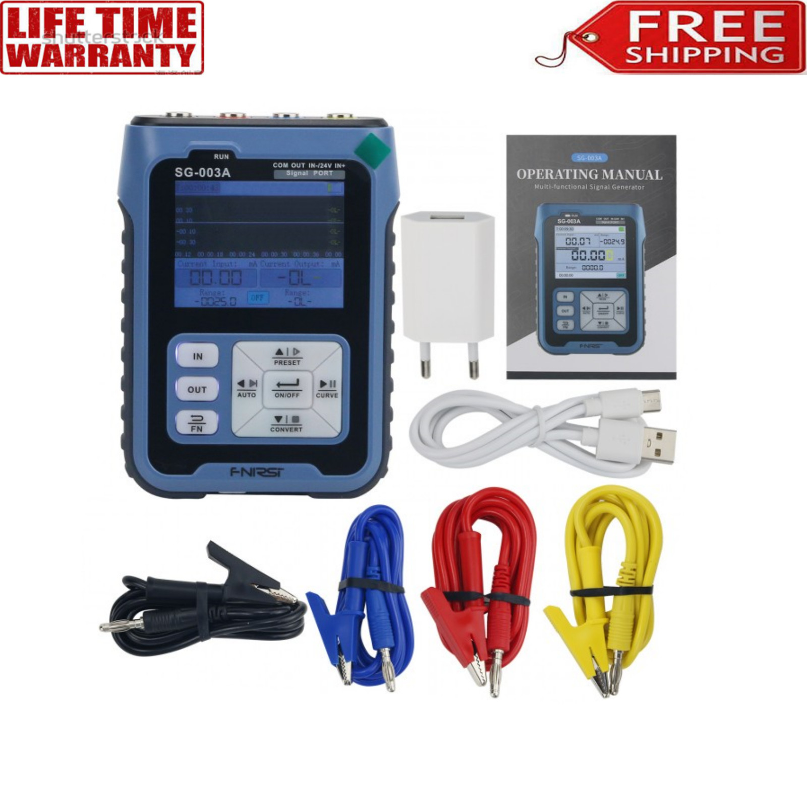 SG-003A 4-20MA Signal Generator Source Voltage Current Analog Process Calibrator