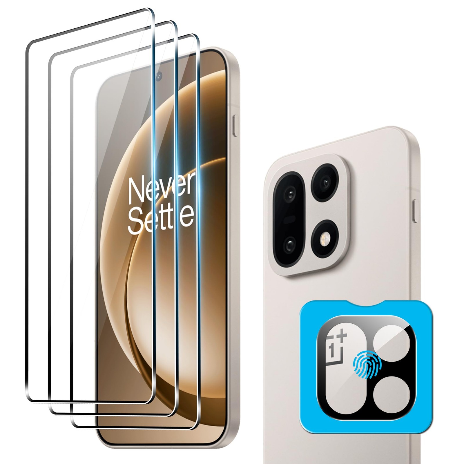 Suttkue for OnePlus 15 Screen Protector with Camera 6.78 inches, 15