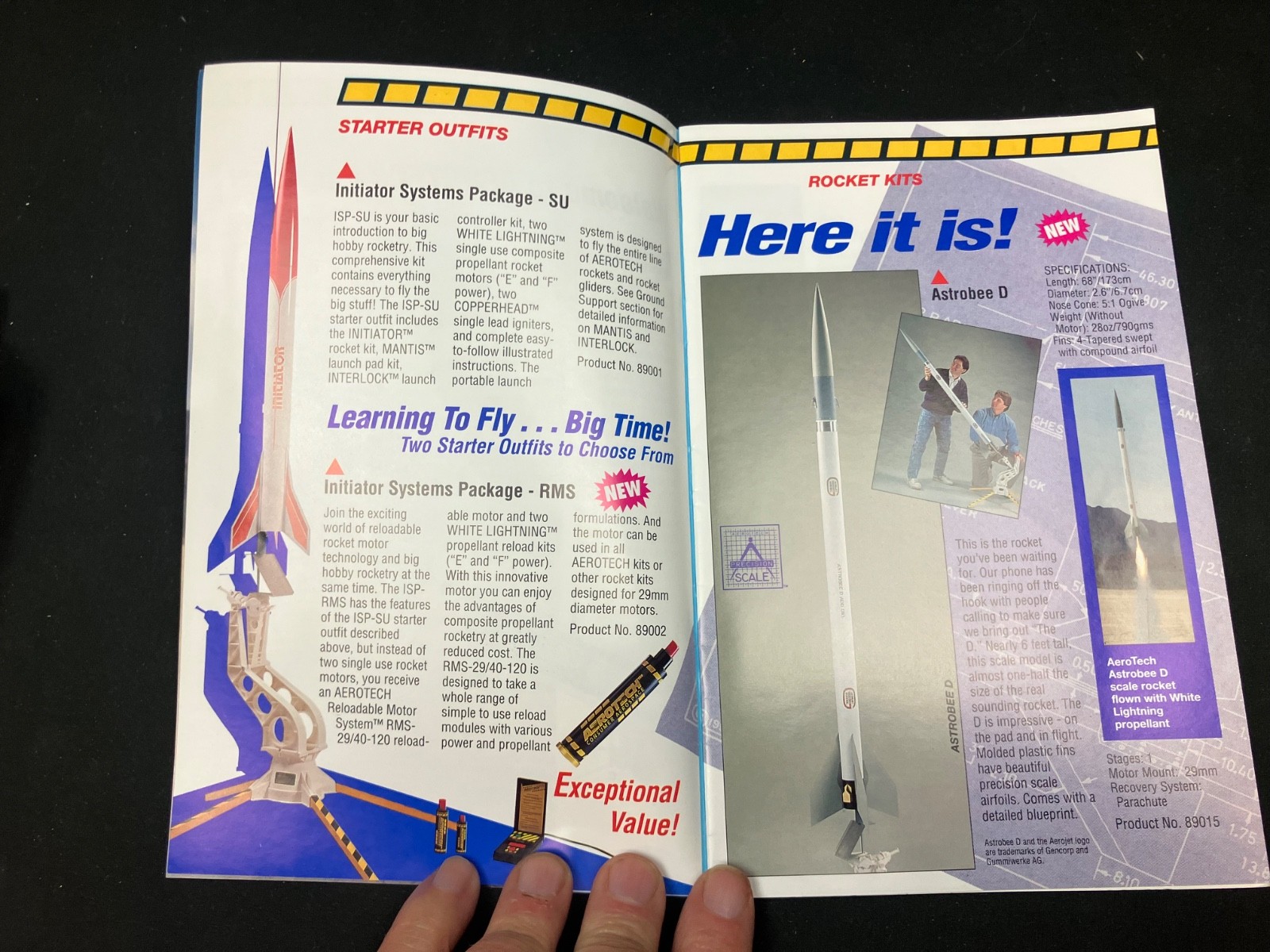 Aerotech 1992 Model Rocketry Catalog
