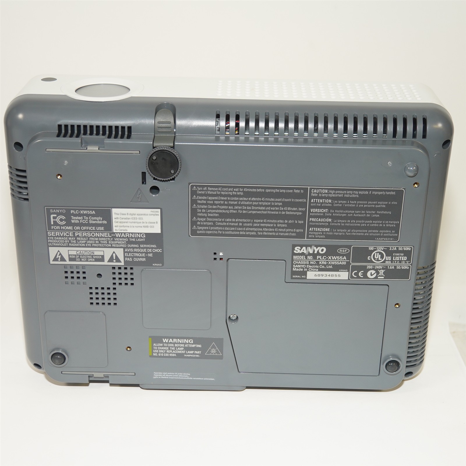 Sanyo PROxtraX PLC-XW55A Multimedia Projector