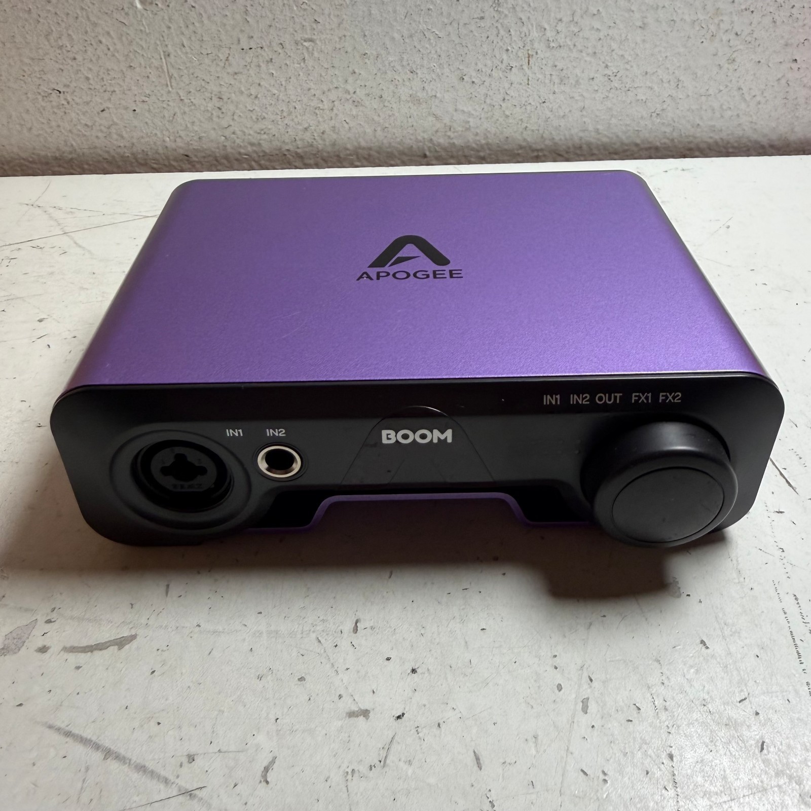 Apogee Boom Purple Black 2-Channel 24-Bit 192kHz 2x2 USB-C Audio Interface