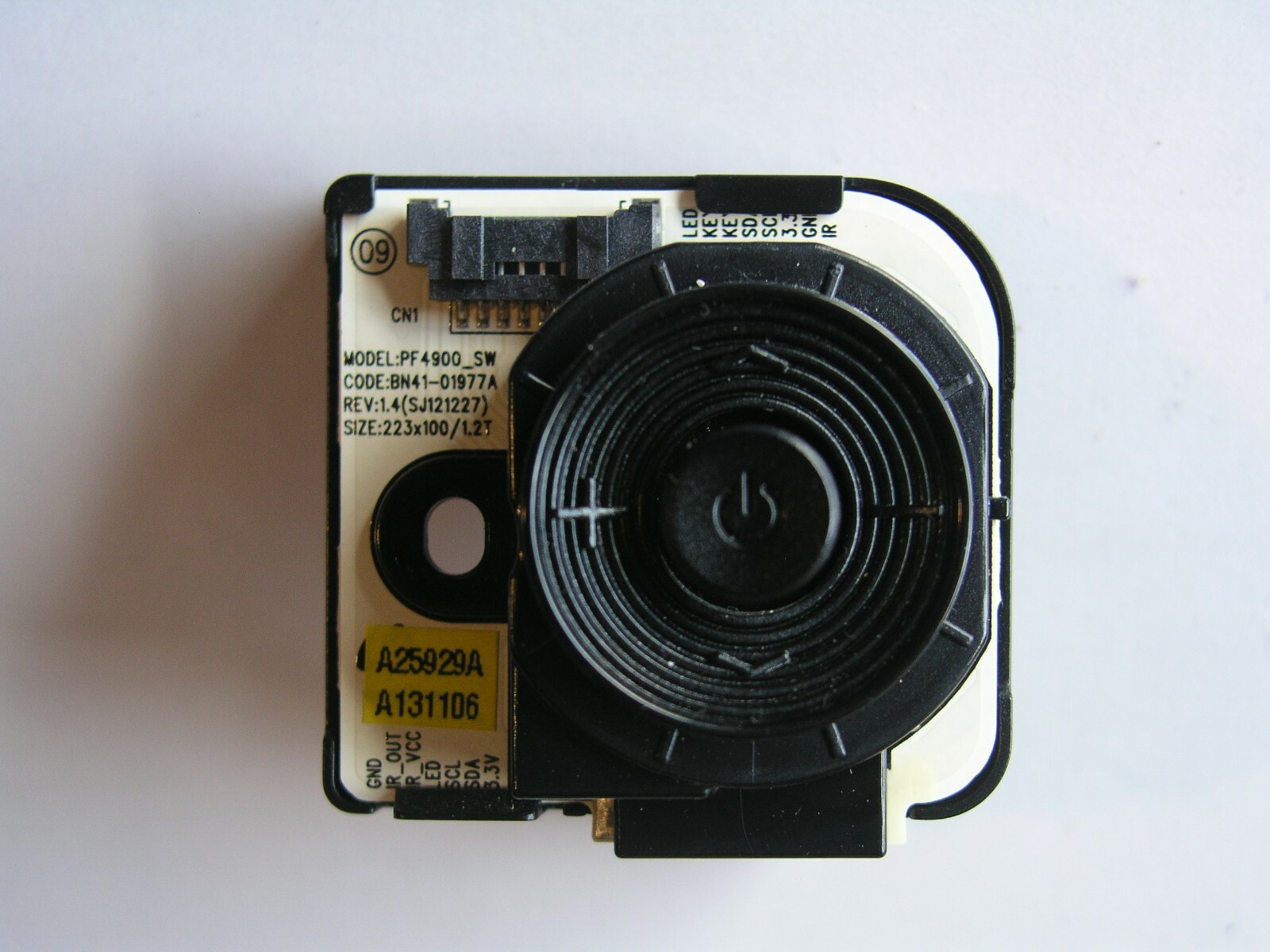 Samsung PN51F4500AF IR Remote Sensor Power Button BN41-01977A PN43F4500AF