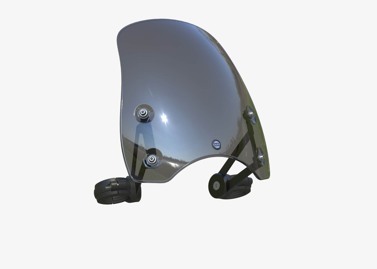 Genuine Dart Marlin S3 Flyscreen-Indian Scout - Dark Smoke