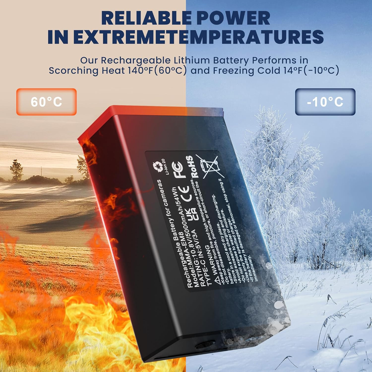 4-Pack 5000Mah Replacement Battery for Moultrie Cellular Trail Cameras - Compati