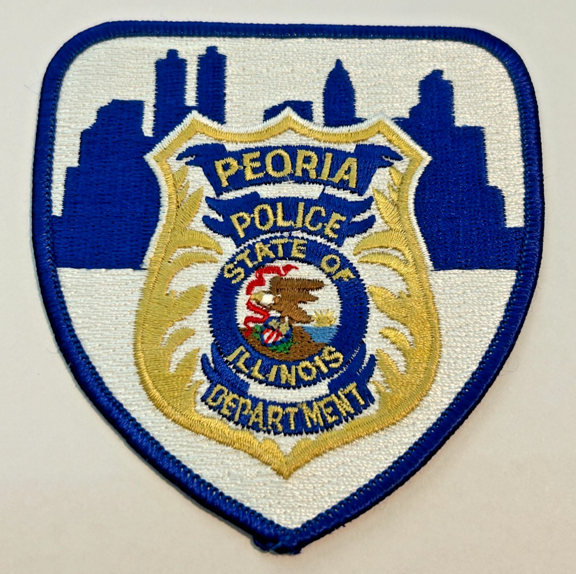 VIntage Peoria Illinois Police Patch Unused