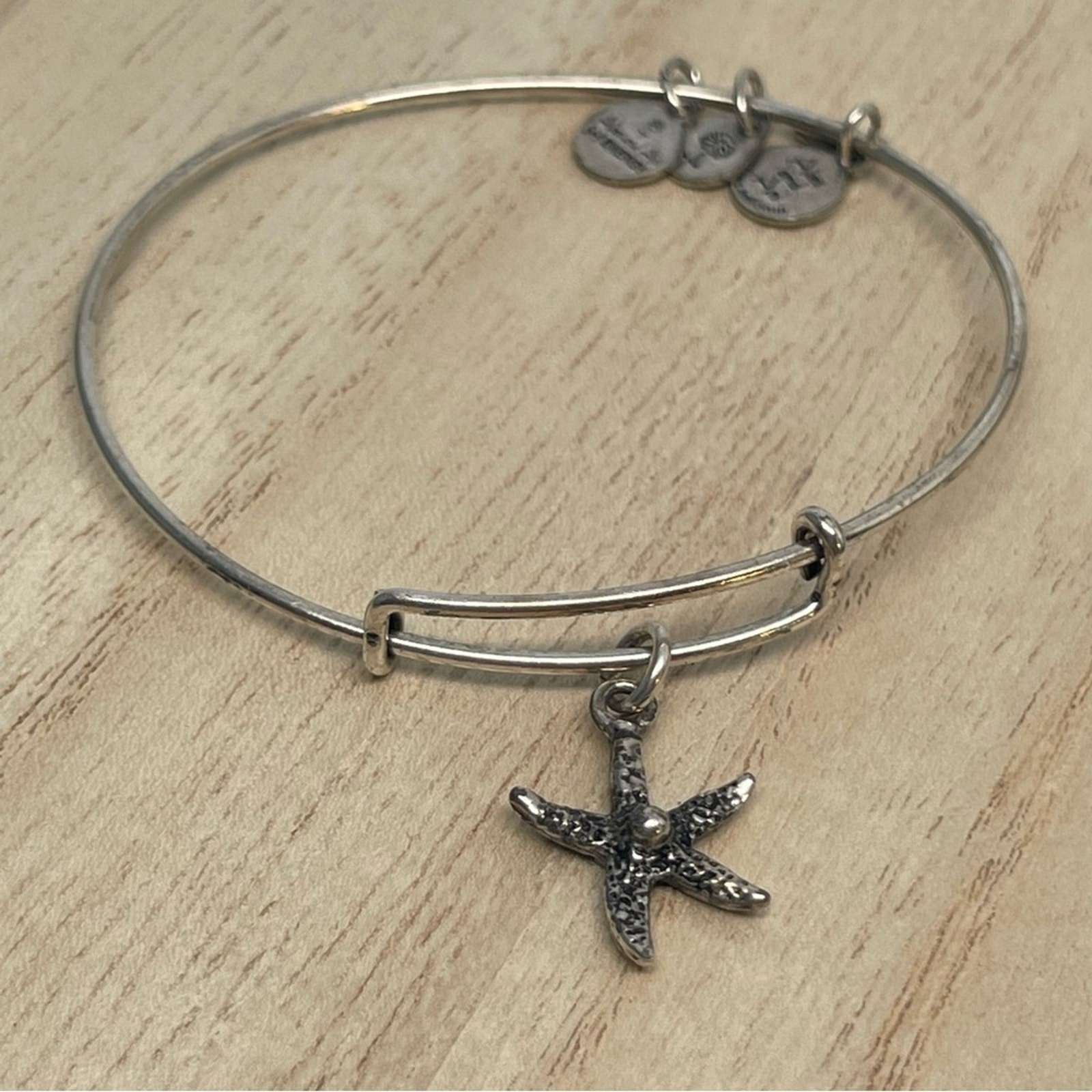 Alex and Ani Starfish Bangle Charm Bracelet