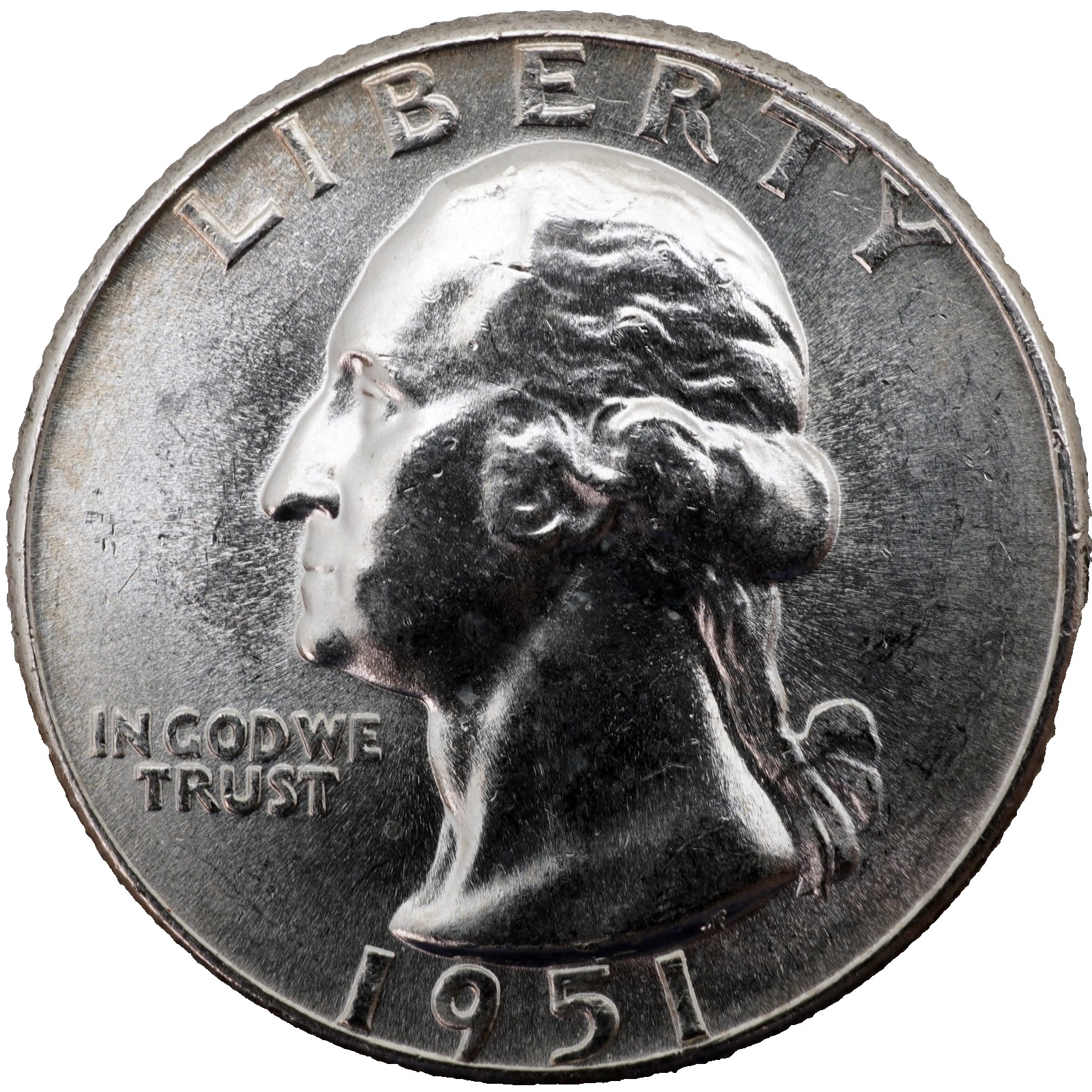 1951 P Washington Quarter - BU/Unc/Uncirculated - Silver
