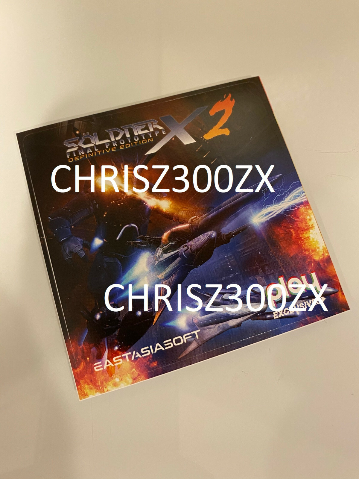 Soldner-x 2 Final Prototype Definitive Limited Edition Söldner Sticker Sheet
