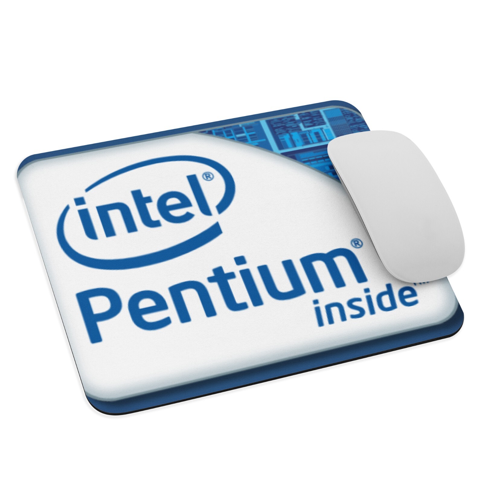 Intel Pentium Inside Processor - Mouse Pad NEW 9.5" x 7.75" Non Slip Retro