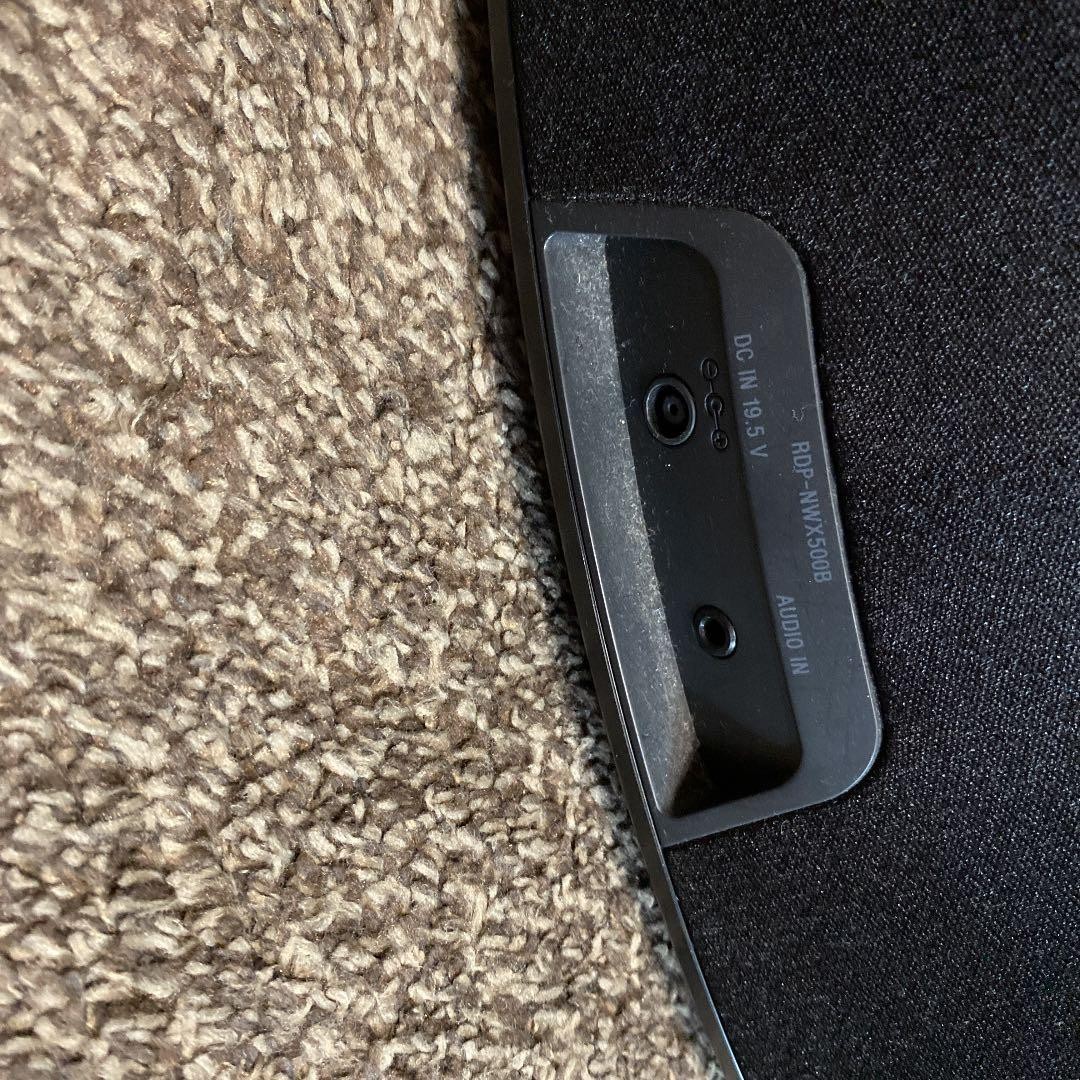 Sony RDP-NWX500B Bluetooth Speaker Black AC Adapter Powered