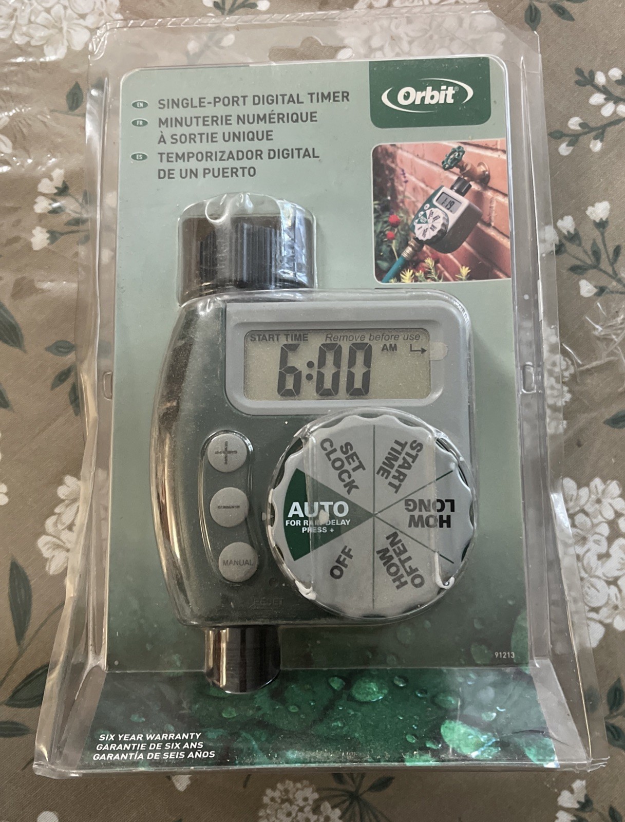 ORBIT Single Port Digital Water Hose Timer 91213