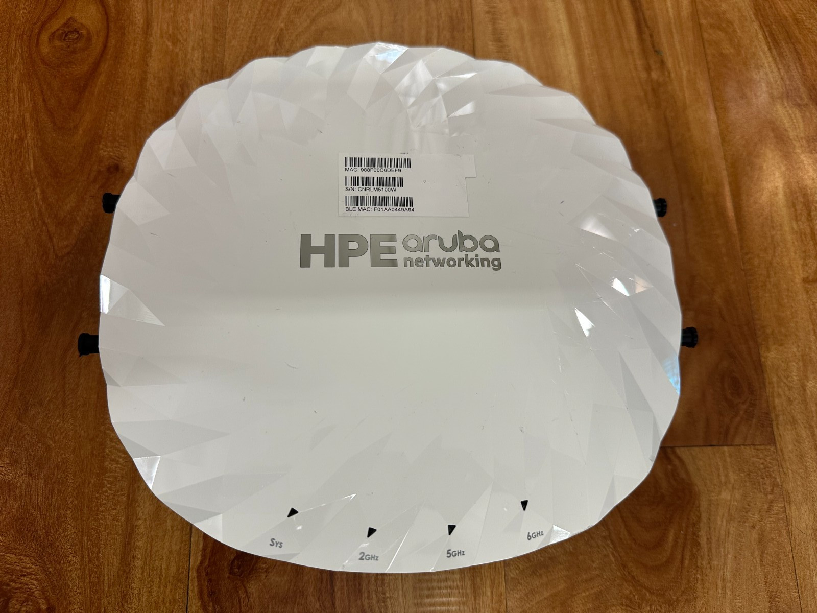 HPE Aruba Networking AP‑734-US HPE ANW-AP730 Antennas Campus Access Point S1G33A