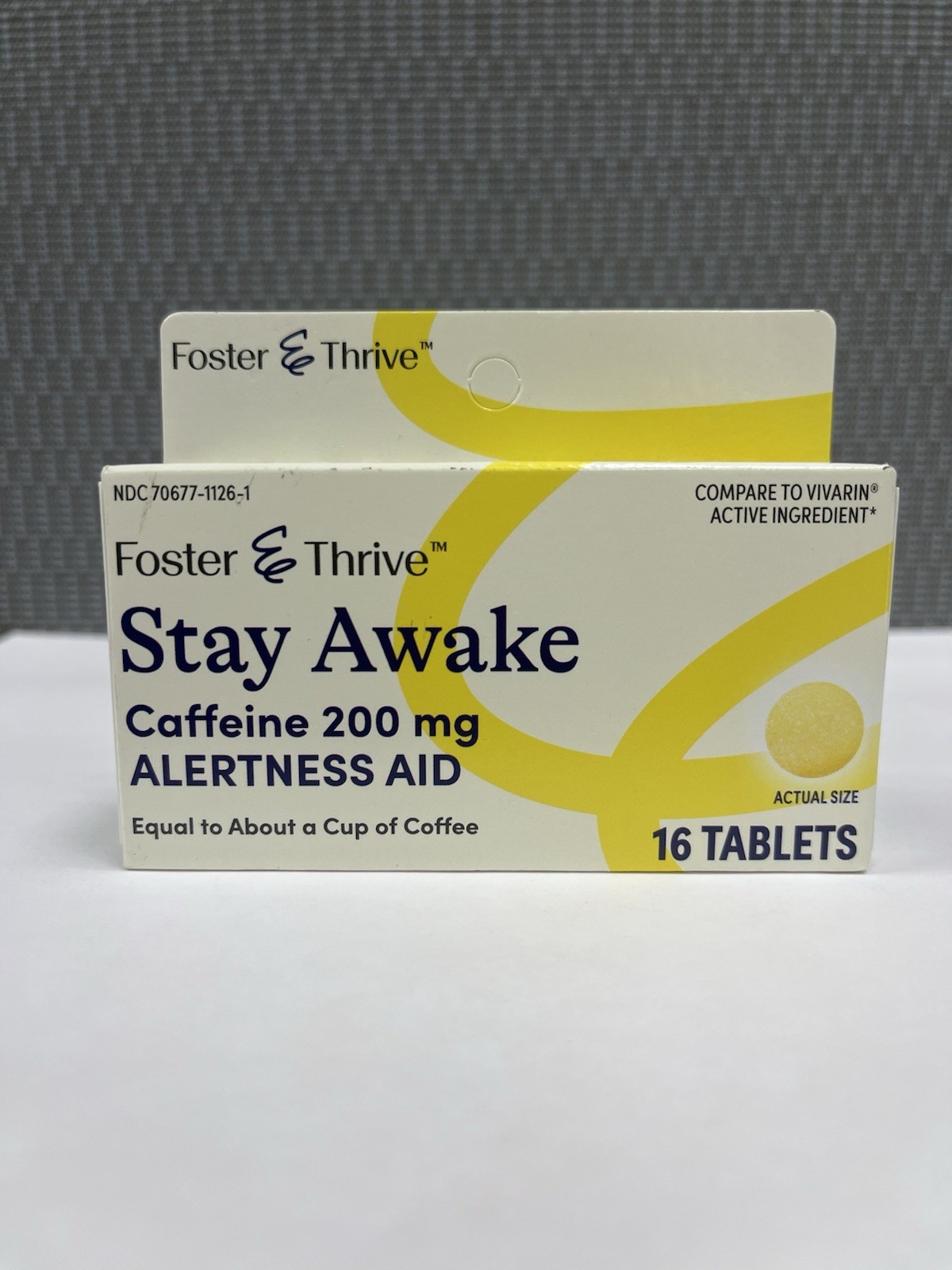 F&T Stay Awake Caffeine Alertness Aid, 200mg 16 TABL