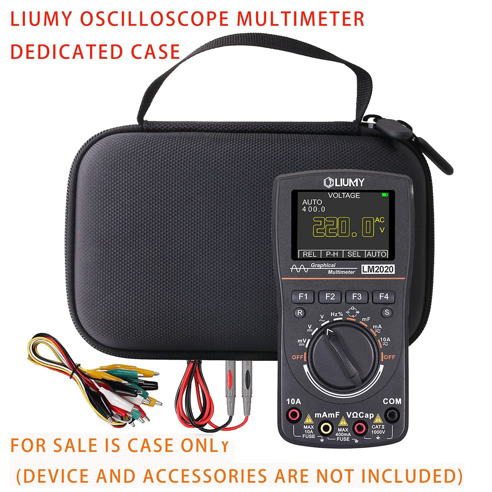 Hard EVA Dedicated Case for LIUMY Oscilloscope Multimeter.