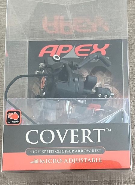 Apex Gear AG745BLH Micro Covert Rest Sporting Optics Black Left Hand ~ Great Buy