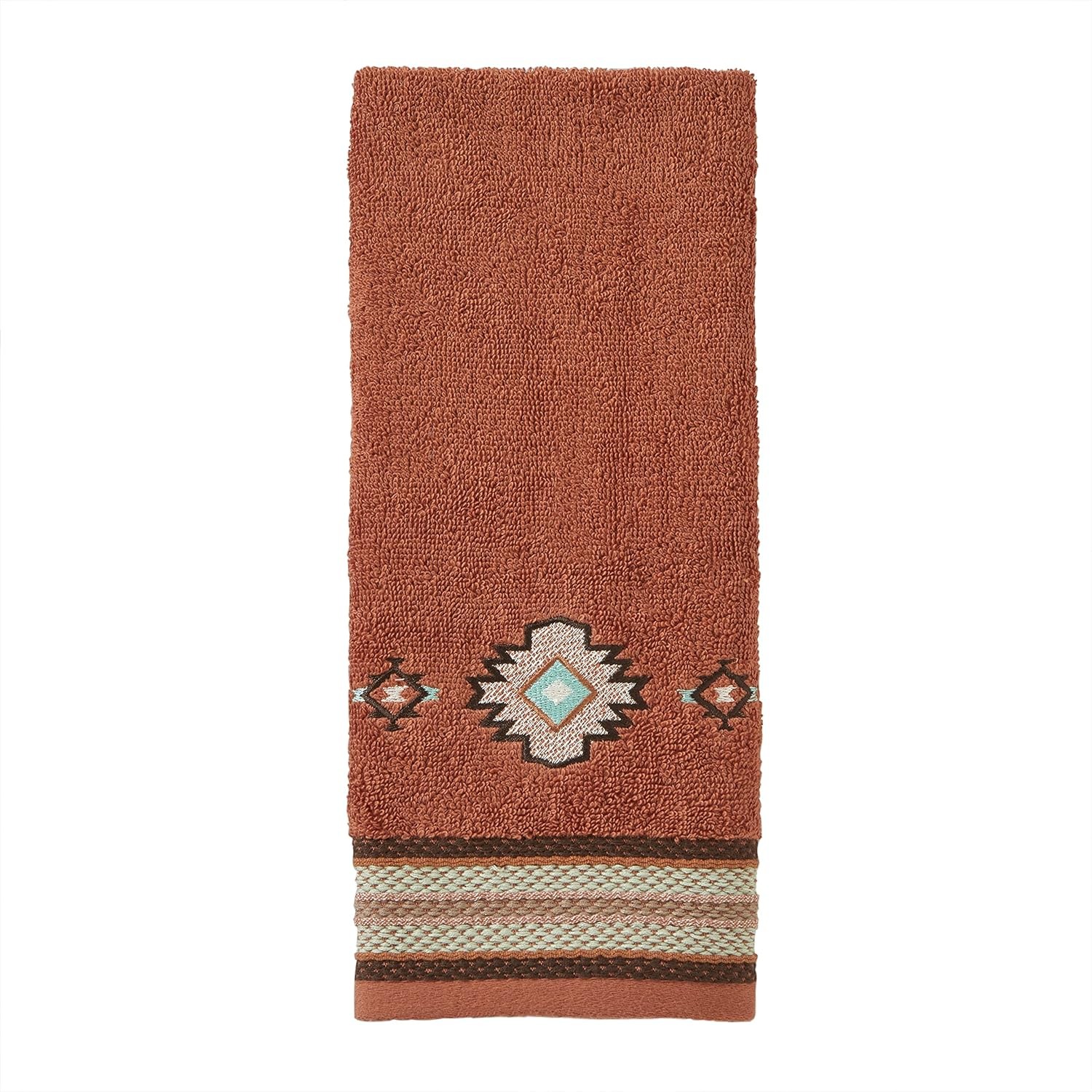 Southwest Sunset 100% Cotton Premium Hand Towel, 470 GSM, Embroidered, Soft &