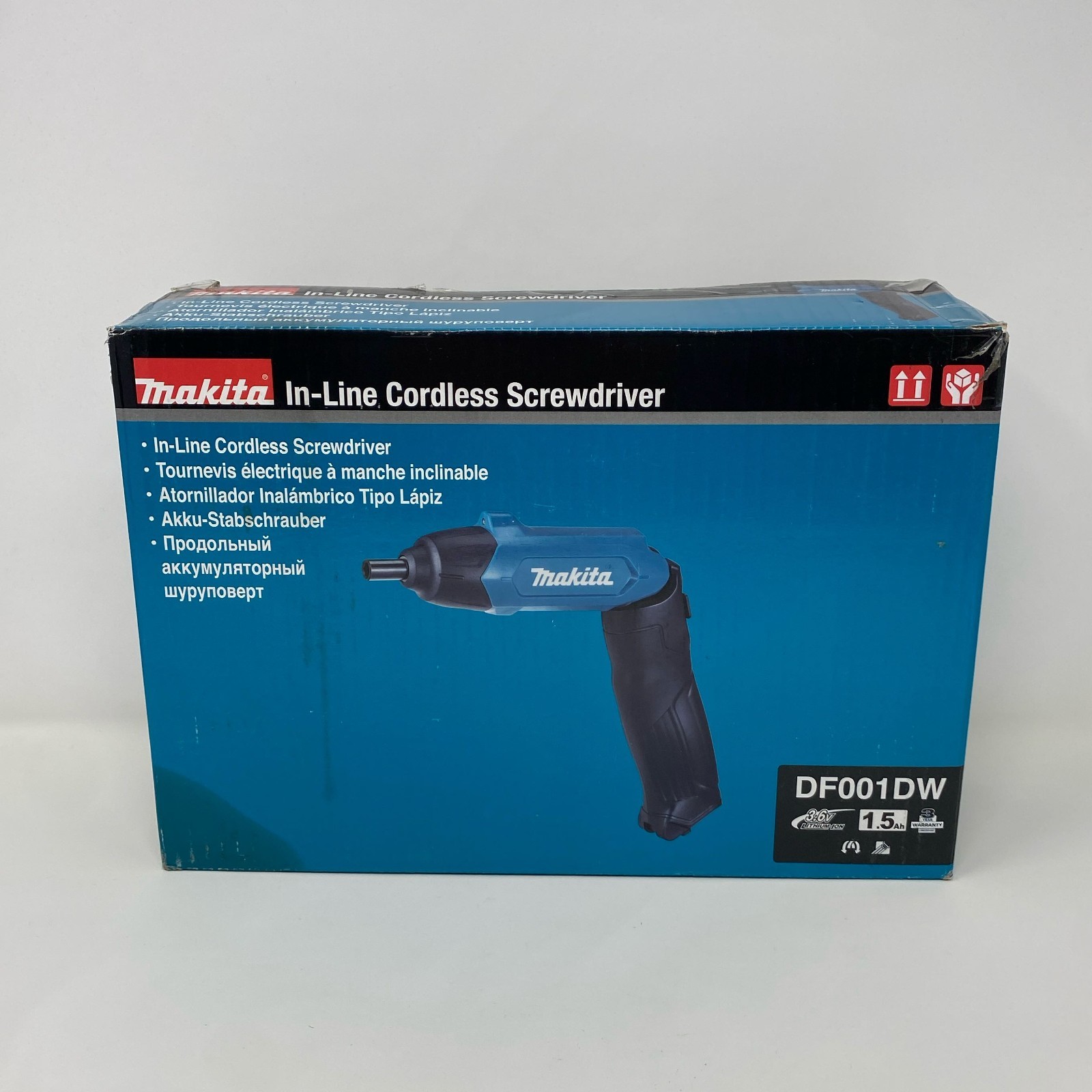 Makita DF001DW Teal Case w/81pc Bits + Charger No Screwdriver