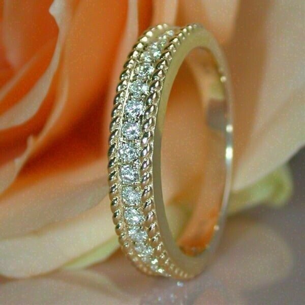 White Diamond 2.10 Ct Round Cut Lab-Created Engagement Ring 925 Sterling Silver