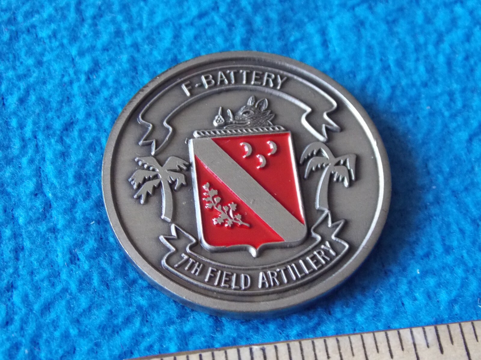 25TH INFANTRY DIVISION LIGHT FIGHTERS 7TH FIELD ARTILLERY - CHALLENGE COIN