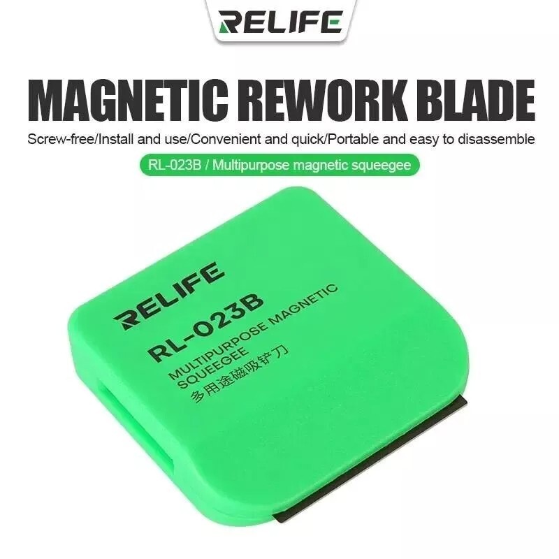 RL-023B Magnetic Shovel for iPhone 7 8 Repair Cutting OCA Dry Glue Remove Screen