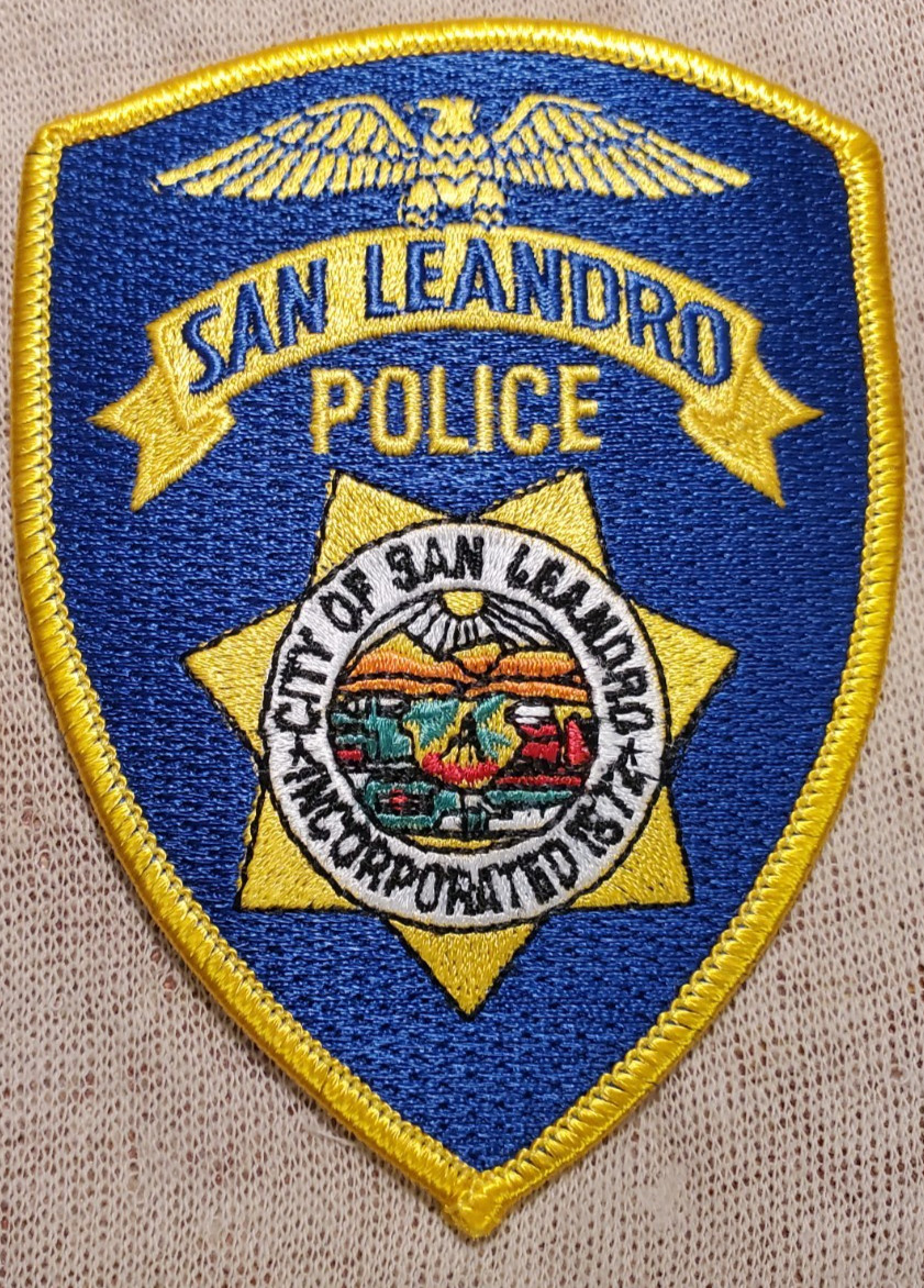 CA City of San Leandro California Police Shoulder Patch