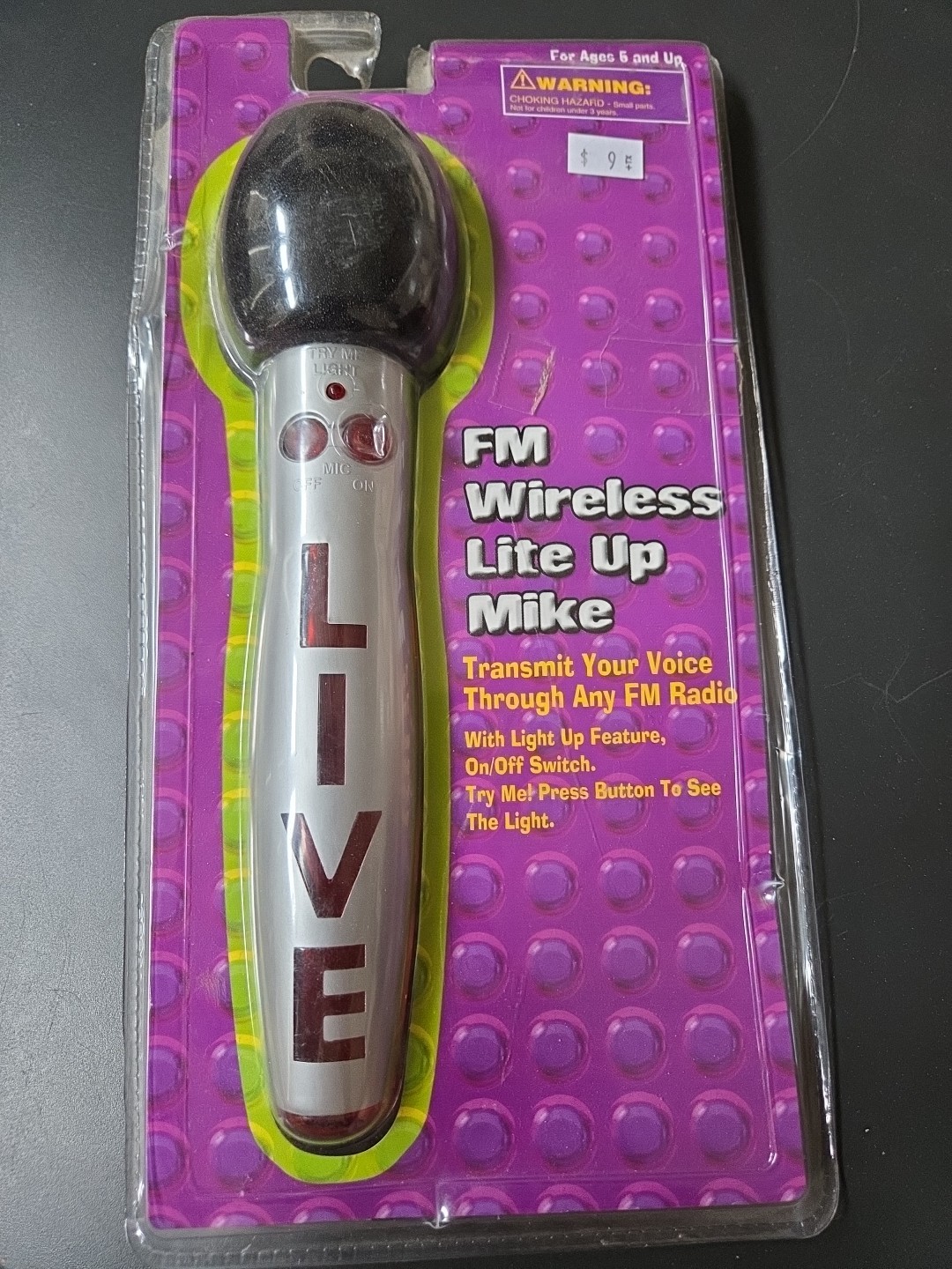 NIP FM Wireless Microphone Portable Kidz Toyz Fun For Party
