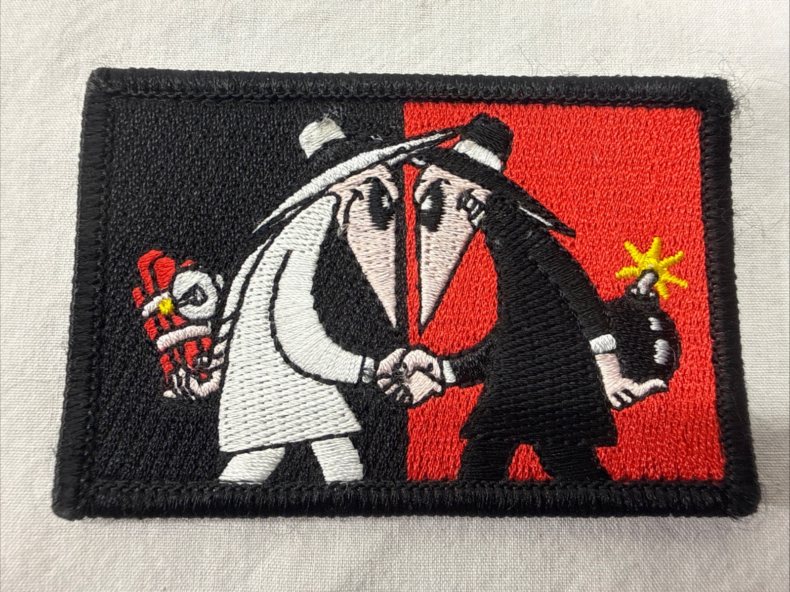 SPY VS SPY Tactical Morale Patch Hook and Loop