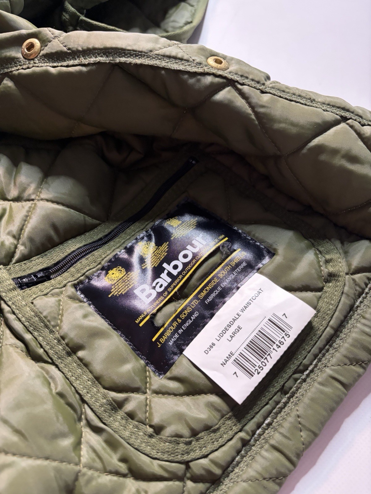 Vintage Barbour Men’s Vest L