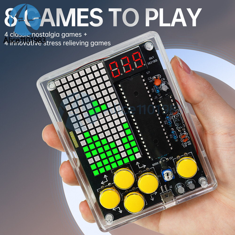 Game Electronic Kit DIY 51 Single-chip Children Game Kit Soldering Practice