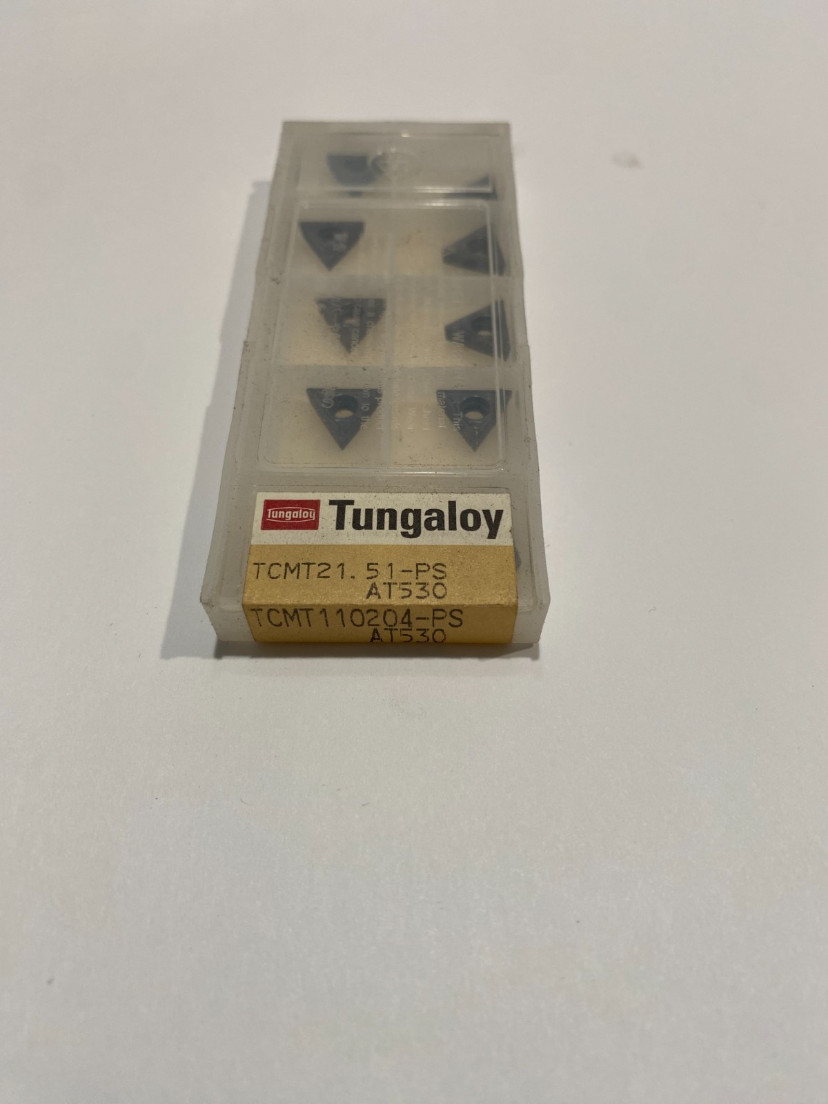 TUNGALOY 6810317 TCMT21.51-PS-AT530 - TCMT110204-PS-AT530 (10PC PK)