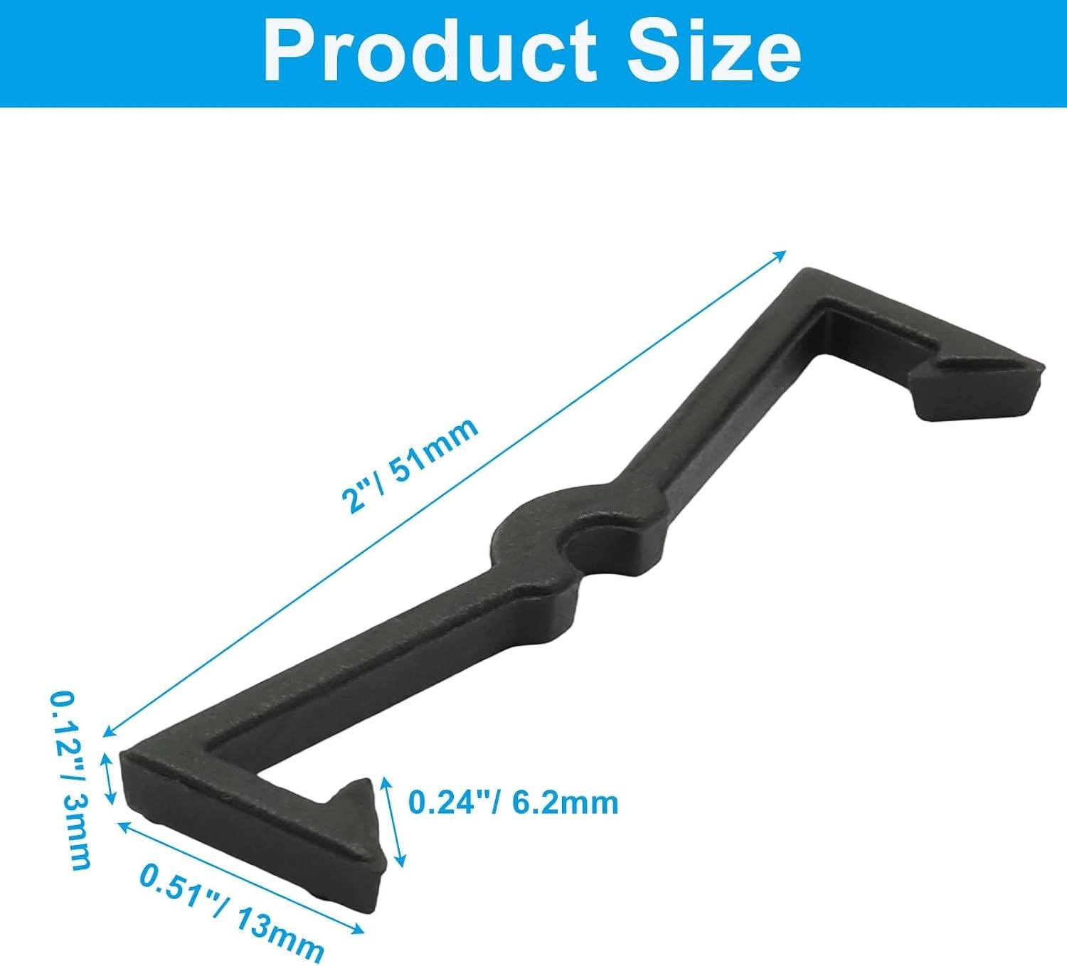 100Pcs Pegboard Clips Hook Locks Black Plastic Peg Locks Pegboard Hook Retainers