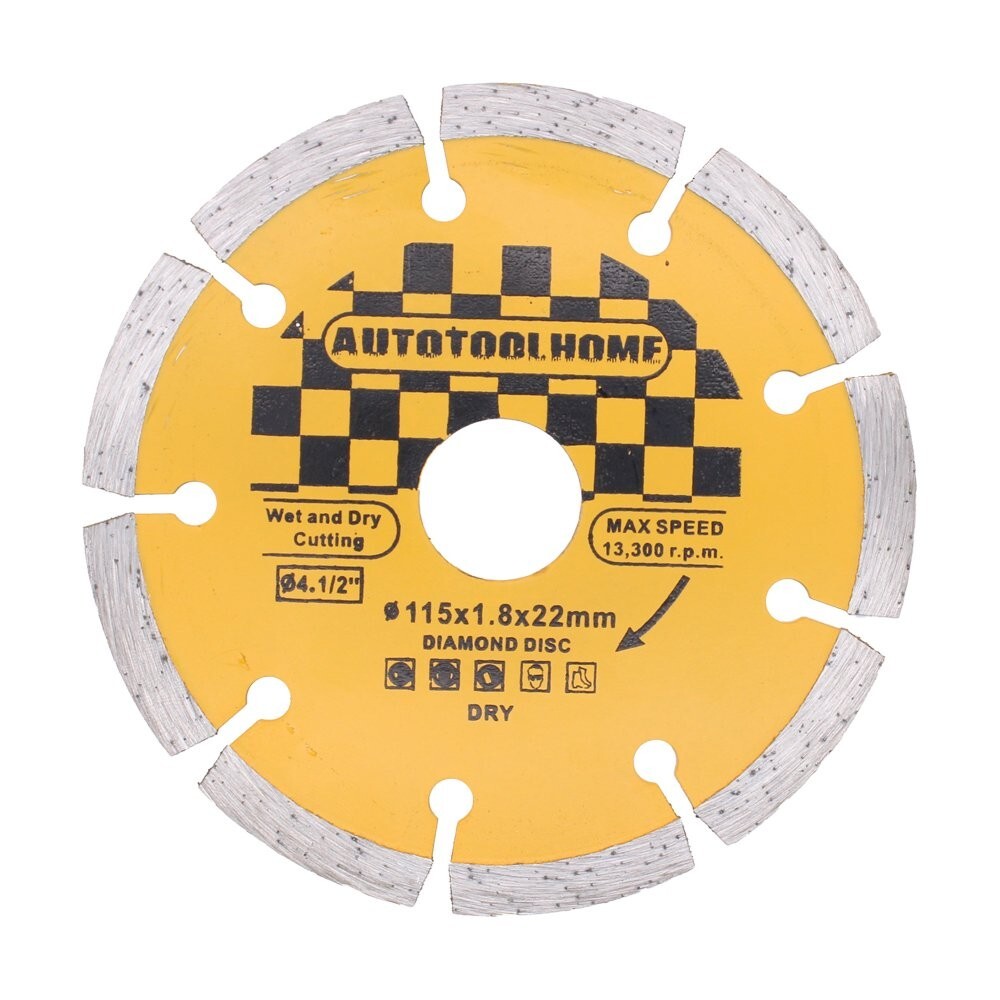 Disco de Corte Diamante de 4 1/2 Pulgadas para Amoladora Angular Disco de Corte