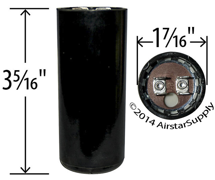 21-25 uF x 330 VAC - BMI Start Capacitor # 092A021B330AD2A - Made in The USA
