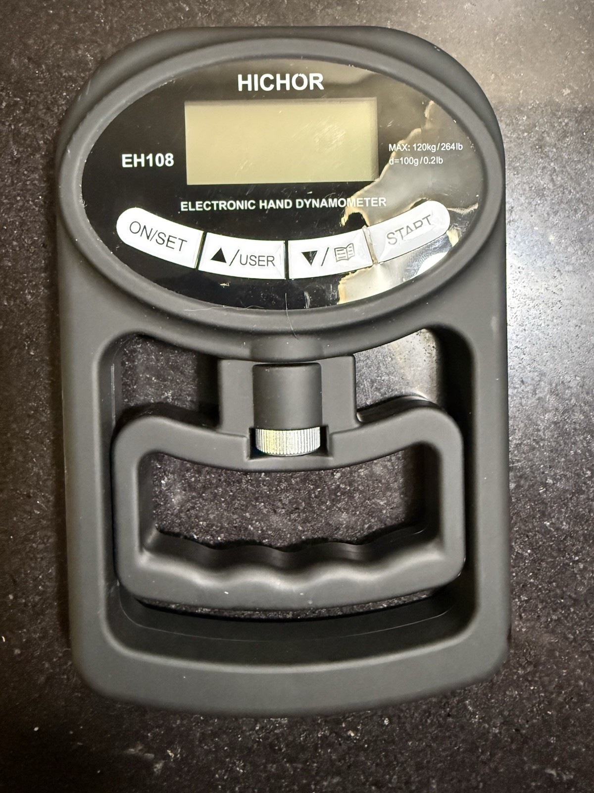 Hichor EH108 Digital Hand Dynamometer Grip Strength Tester 265Lbs/120Kg