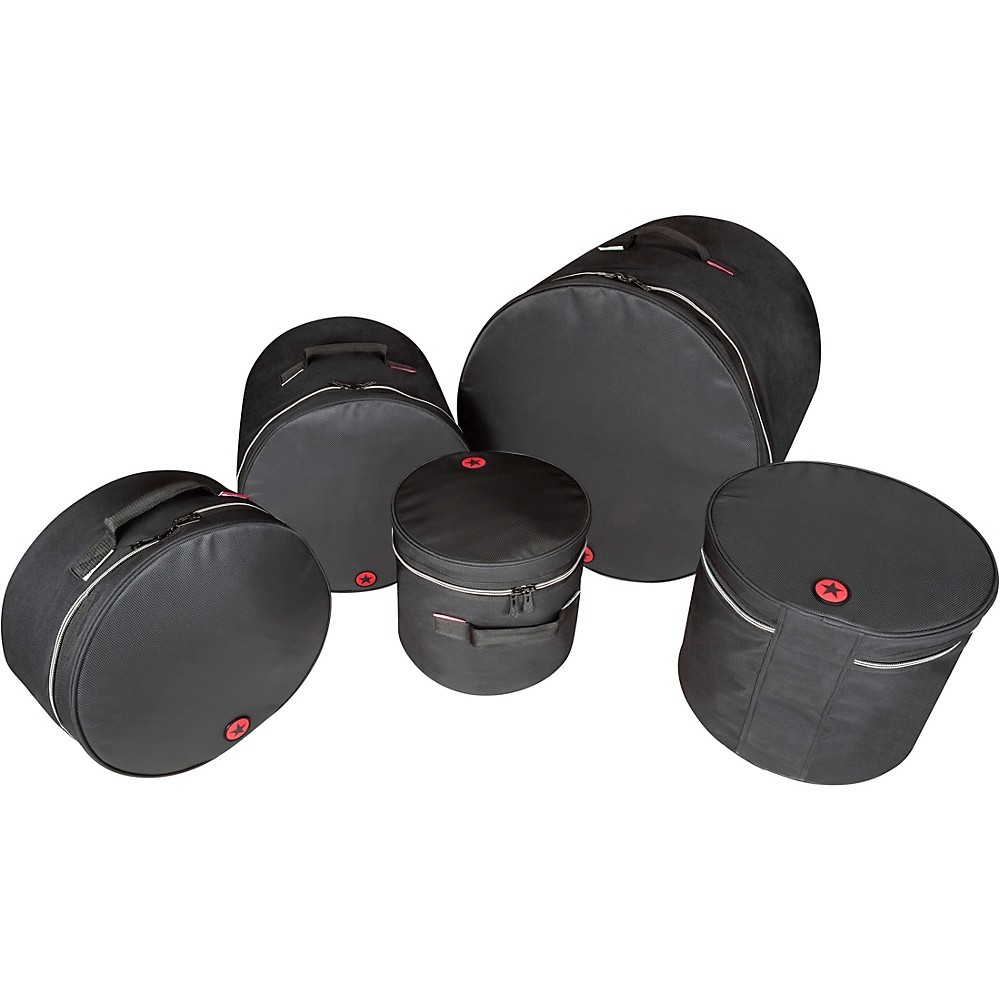 Road Runner Avenue Series 5-Piece Drum Bag Set Standard Black