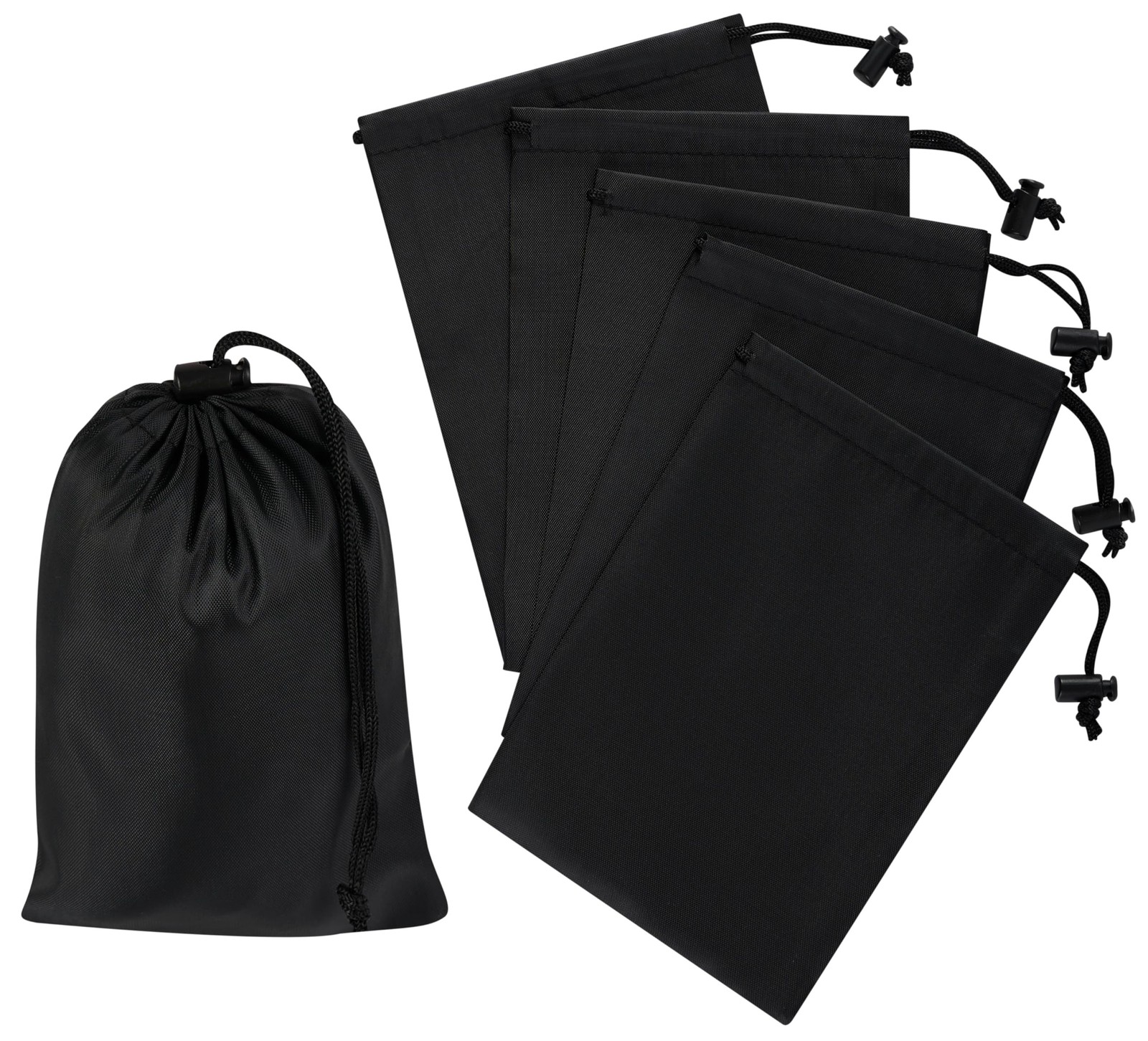PALTERWEAR Drawstring Bag with Toggle - Nylon Cinch and Ditty Pouch - Six Pac...
