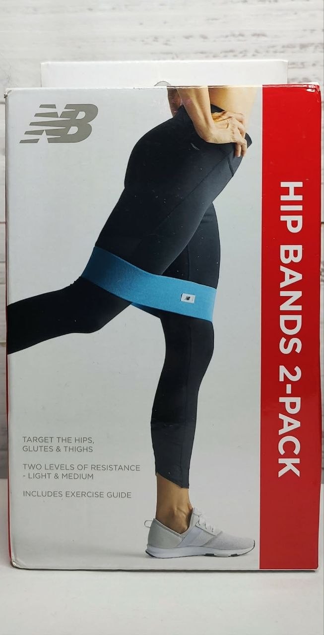 New Balance Hip Bands 2-Pack Light & Medium Resistance