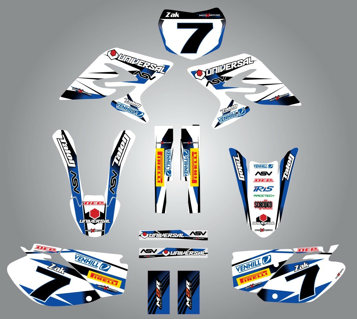 Full  Custom Graphic  Kit - STORM - TM 4 stroke  - 2008 / 2012