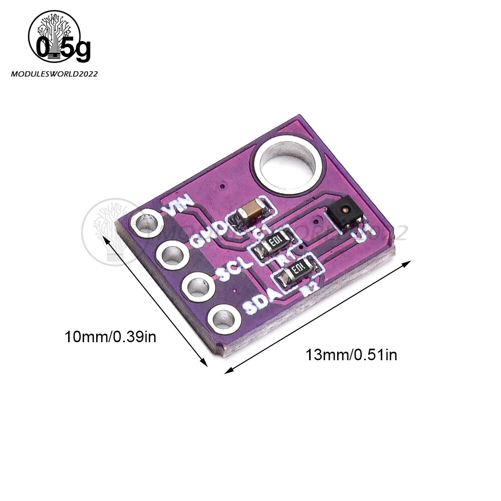 SHT40 Digital Temperature & Humidity Sensor Module Breakout Weather For Arduino