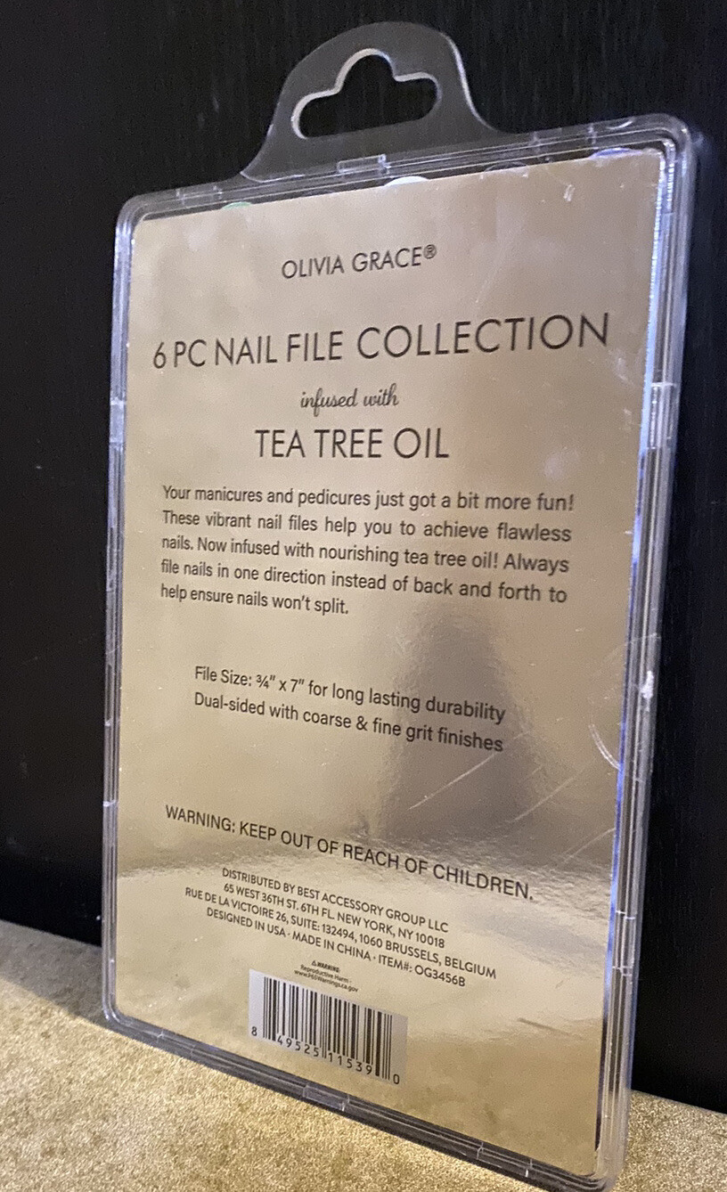 Olivia Grace 6 Piece Nail File Set