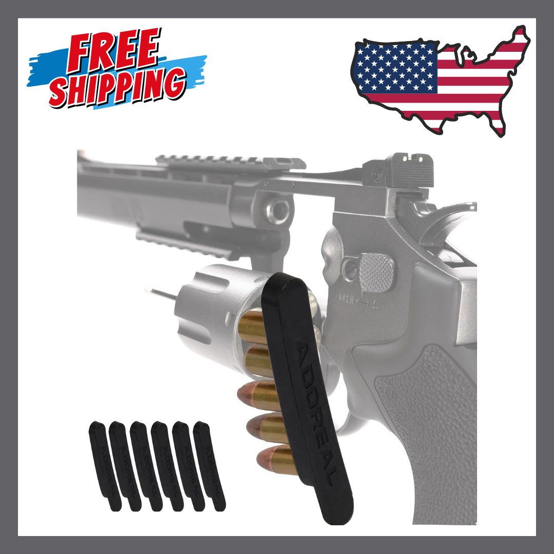 6 Pack Speed Loaders 6 Round for .38 .357 Revolver Speed Strip Holder