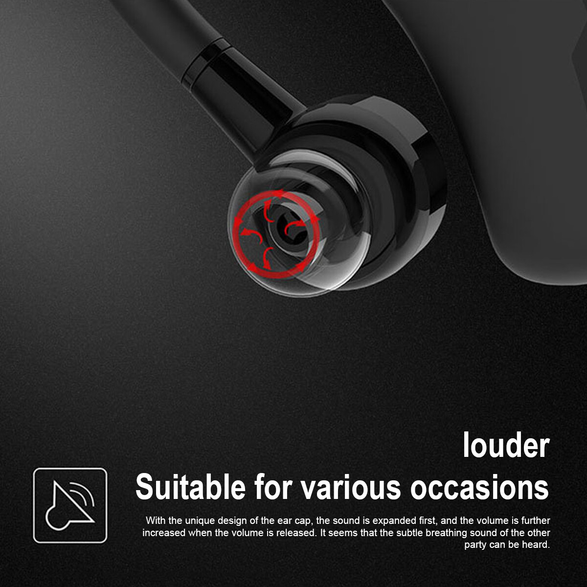 Bluetooth 5.2 Headset Wireless Earbuds Earphones Stereo Headphones Ear Hook Mic