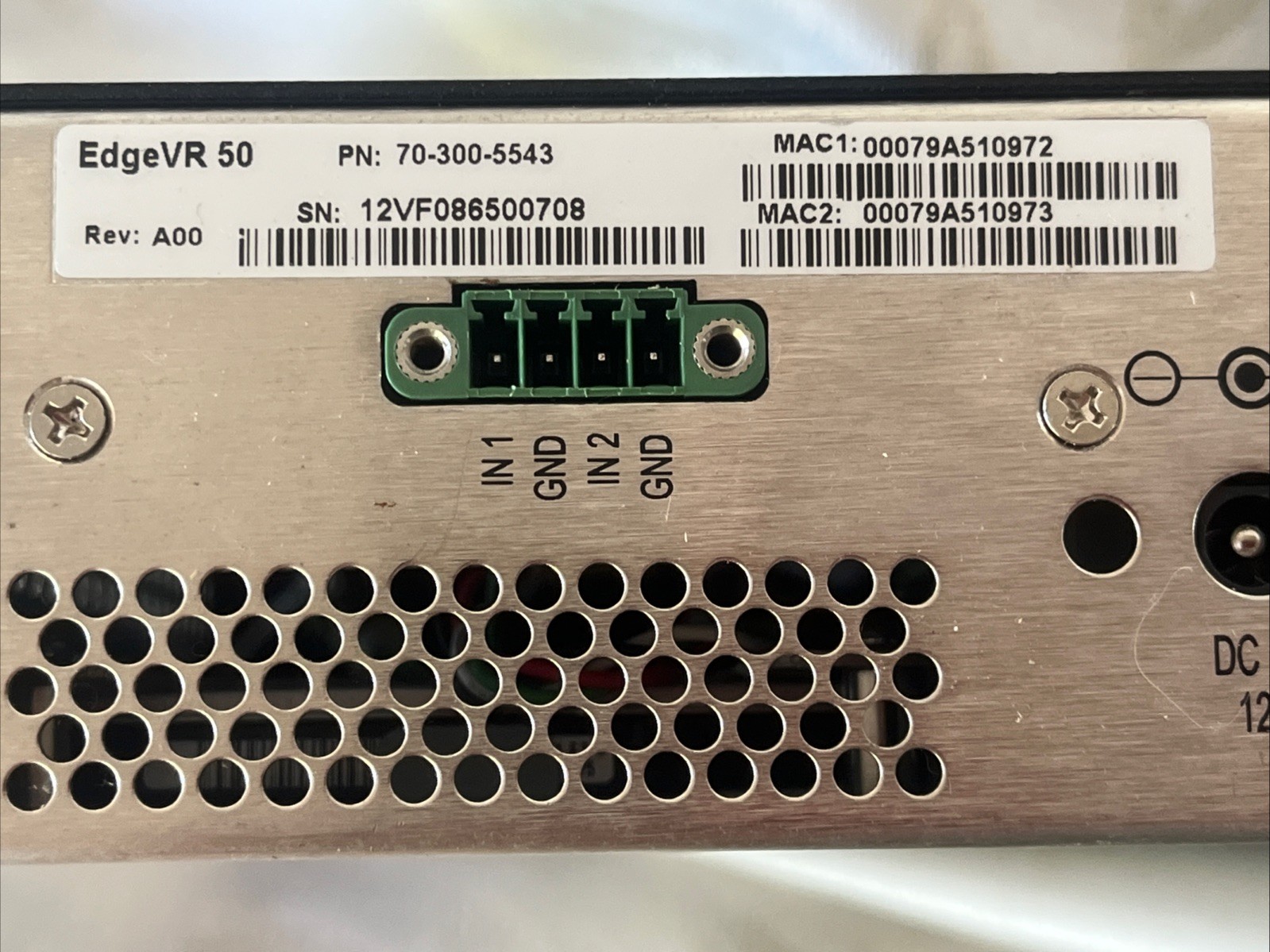 Verint Edge VR 50 Network Video Recorder