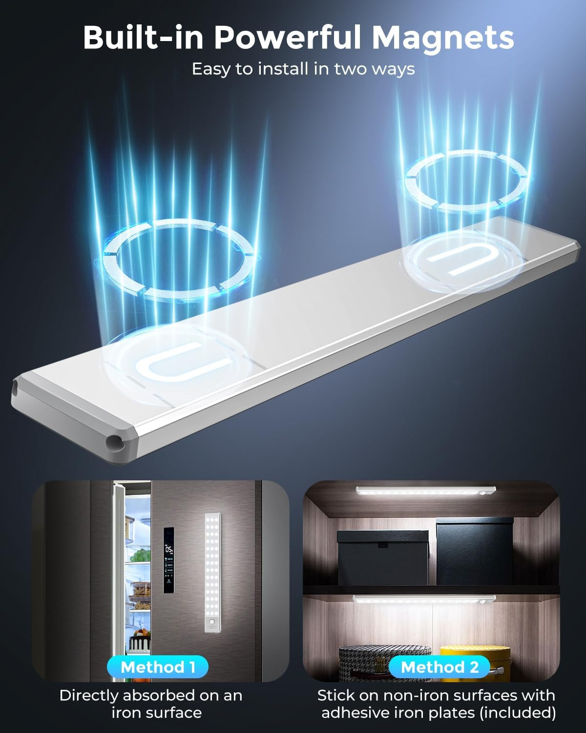 10.5" under Cabinet Lighting, Wireless Motion Sensor Light Indoor with 3 Color T