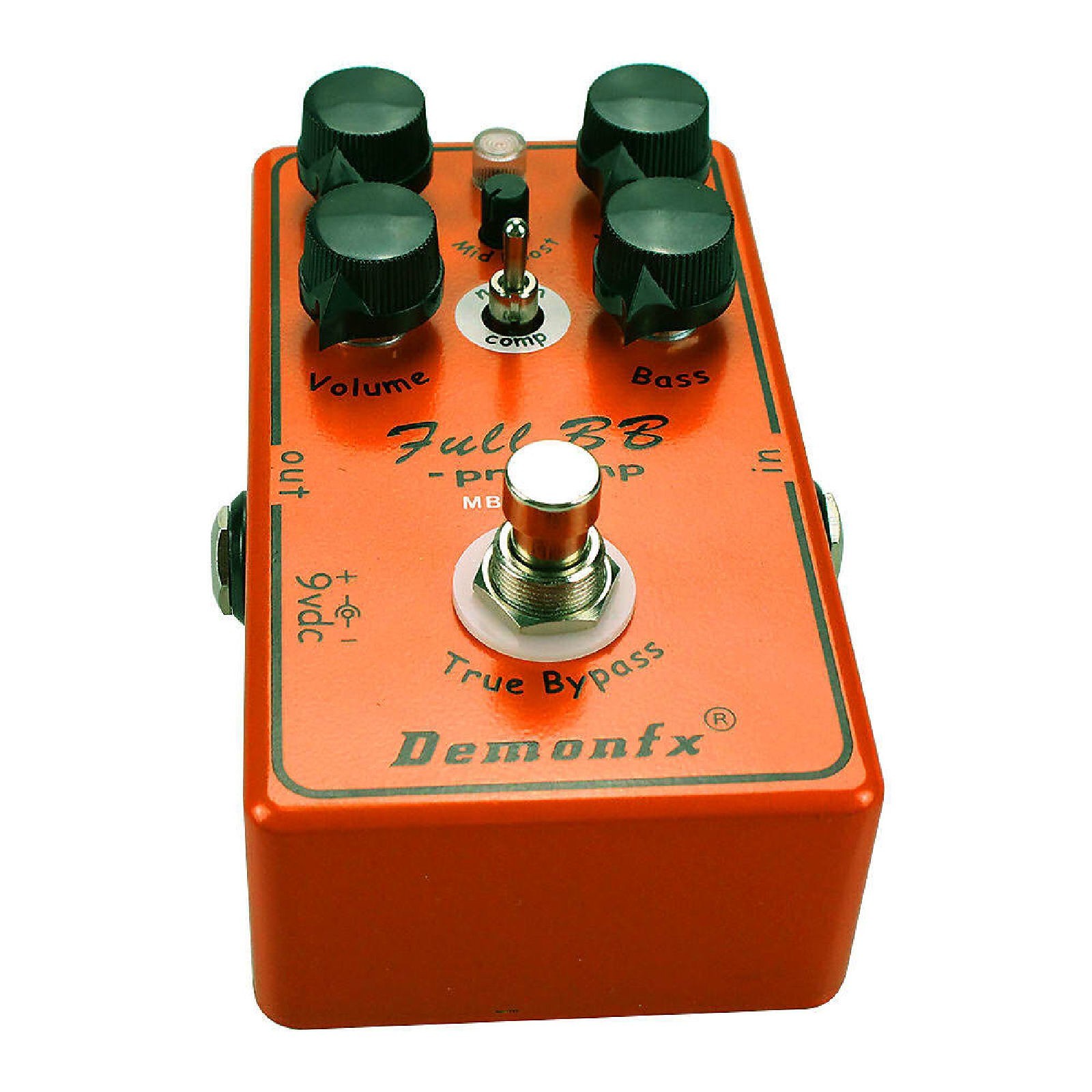 Demonfx FULL BB Preamp and Compressor Double Trouble Guitar Effect Pedal