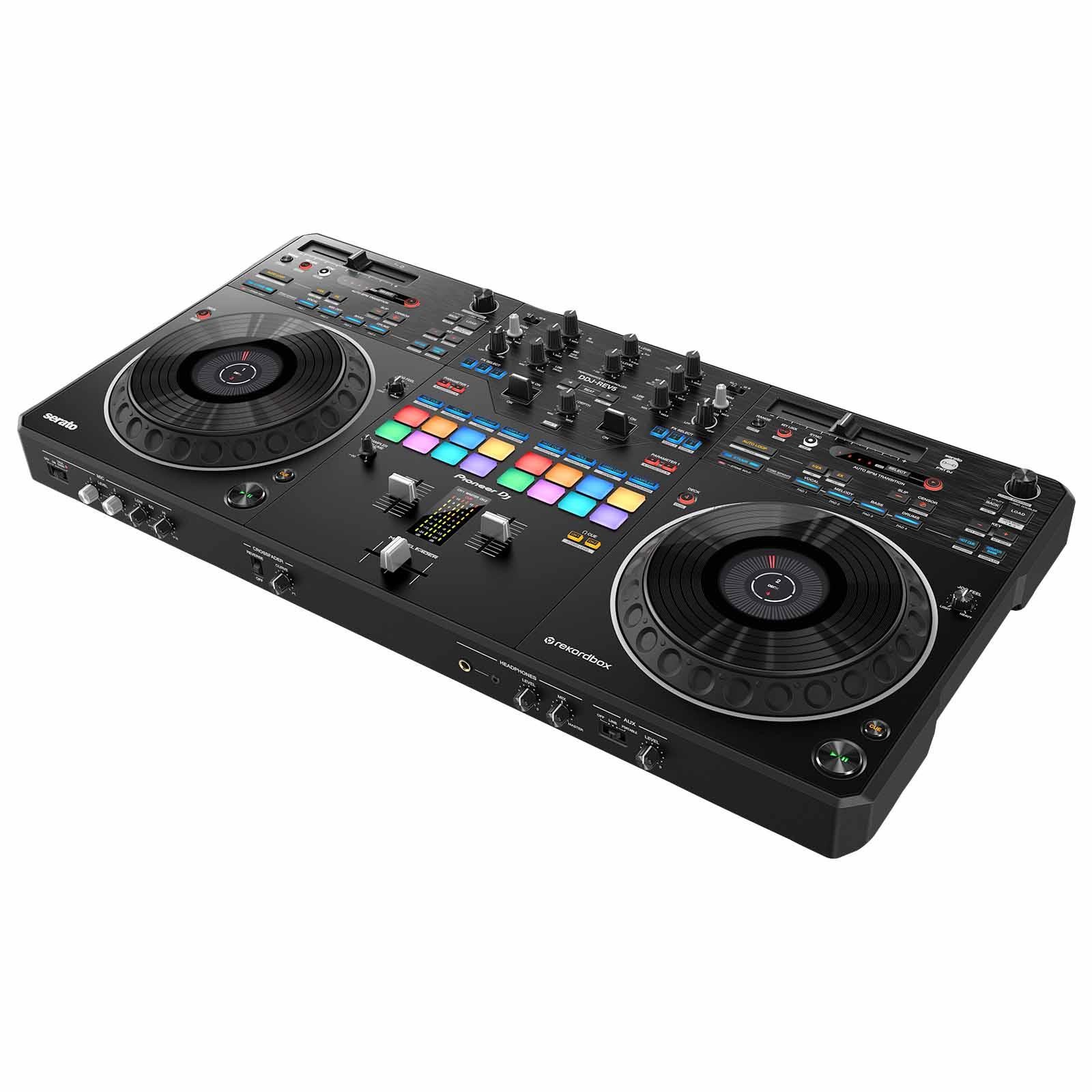 Pioneer DJ DDJ-REV5 Scratch-Style DJ Controller with Headliner Case